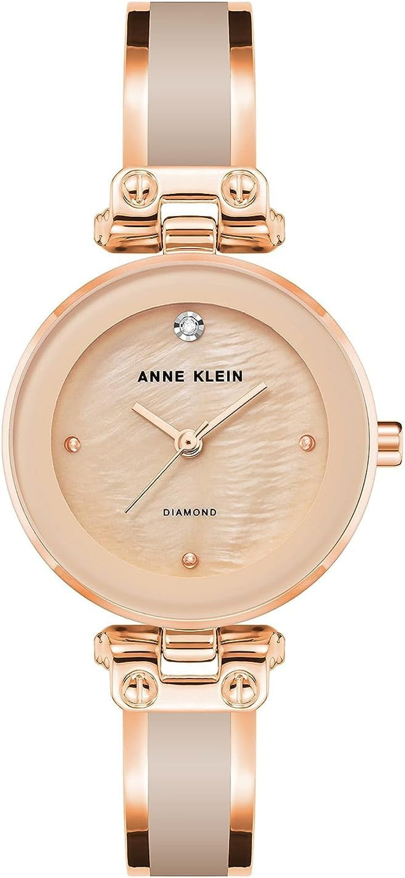 Anne Klein Women'S Genuine Diamond Dial Bangle Watch